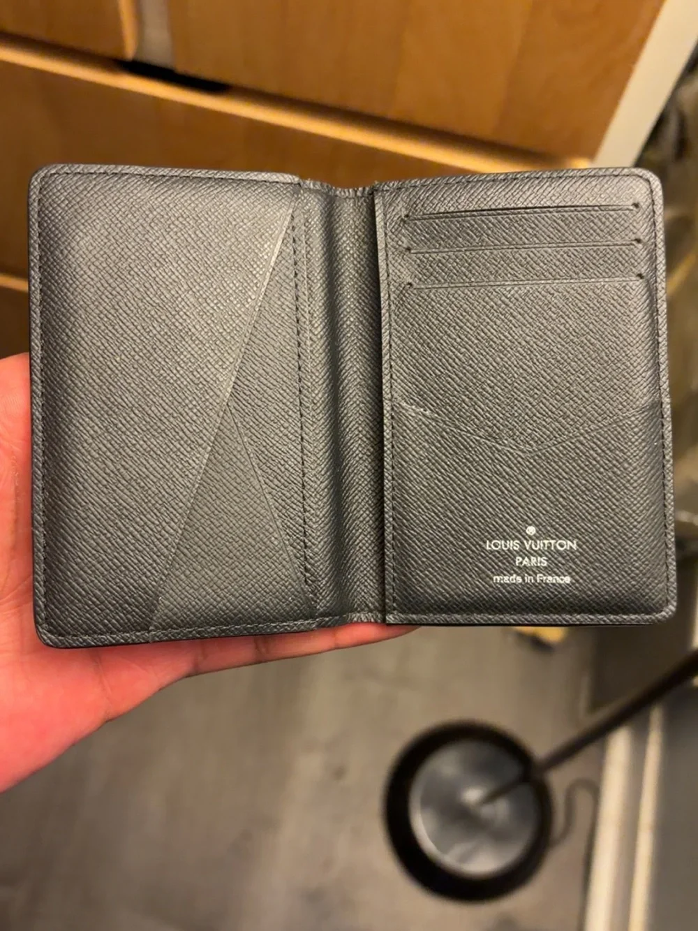 Louis Vuitton Black Monogram Card & Key Holder